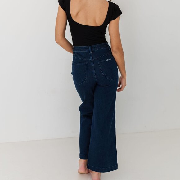 The Sailor Jean | Dark Vintage Indigo | Rolla's Jeans - Picture 6 of 10